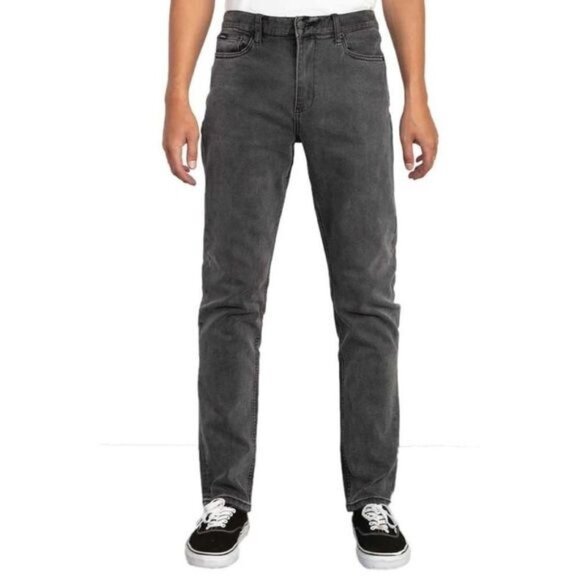 RVCA Daggers Slim Straight Fit gray Denim Jeans 29 - Picture 1 of 13